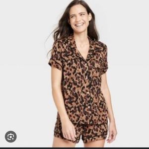 Target Stars Above Leopard PJs